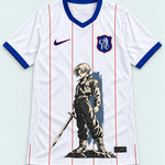 Chelsea White Trunks Sword Dragon Ball Jersey — Front