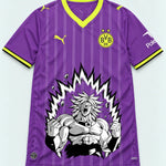 Borussia Dortmund Purple Broly Dragon Ball Jersey — Front