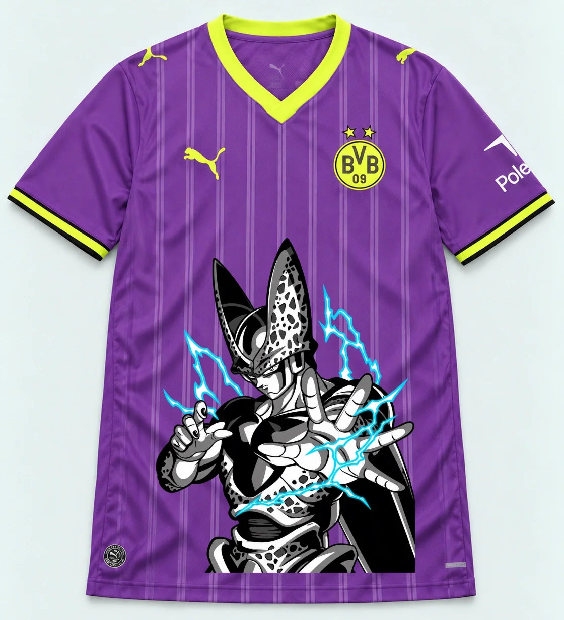 Borussia Dortmund Purple Cell Dragon Ball Jersey — Front