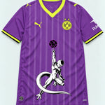 Borussia Dortmund Purple Frieza Death Ball Dragon Ball Jersey — Front