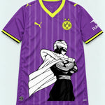 Borussia Dortmund Purple Piccolo Cloak Dragon Ball Jersey — Front