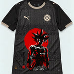 Borussia Dortmund Special Black Goku Rising Sun Dragon Ball Jersey — Front