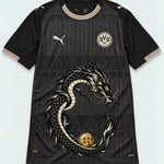 Borussia Dortmund Special Black Shenron Emblem Dragon Ball Jersey — Front