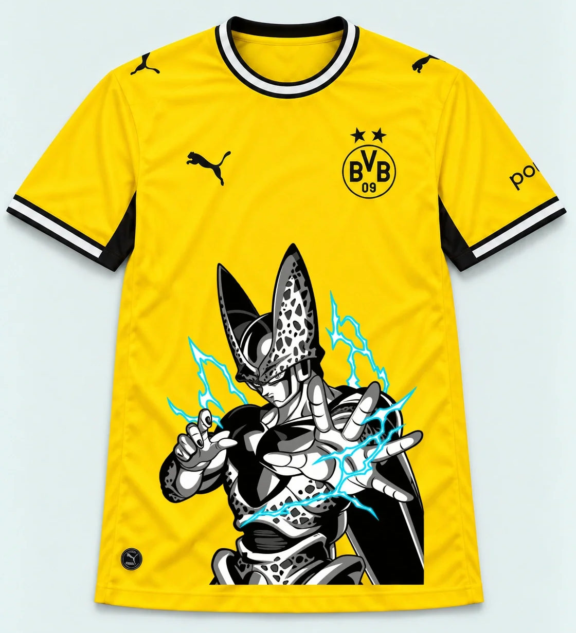 Borussia Dortmund Yellow Cell Dragon Ball Jersey — Front