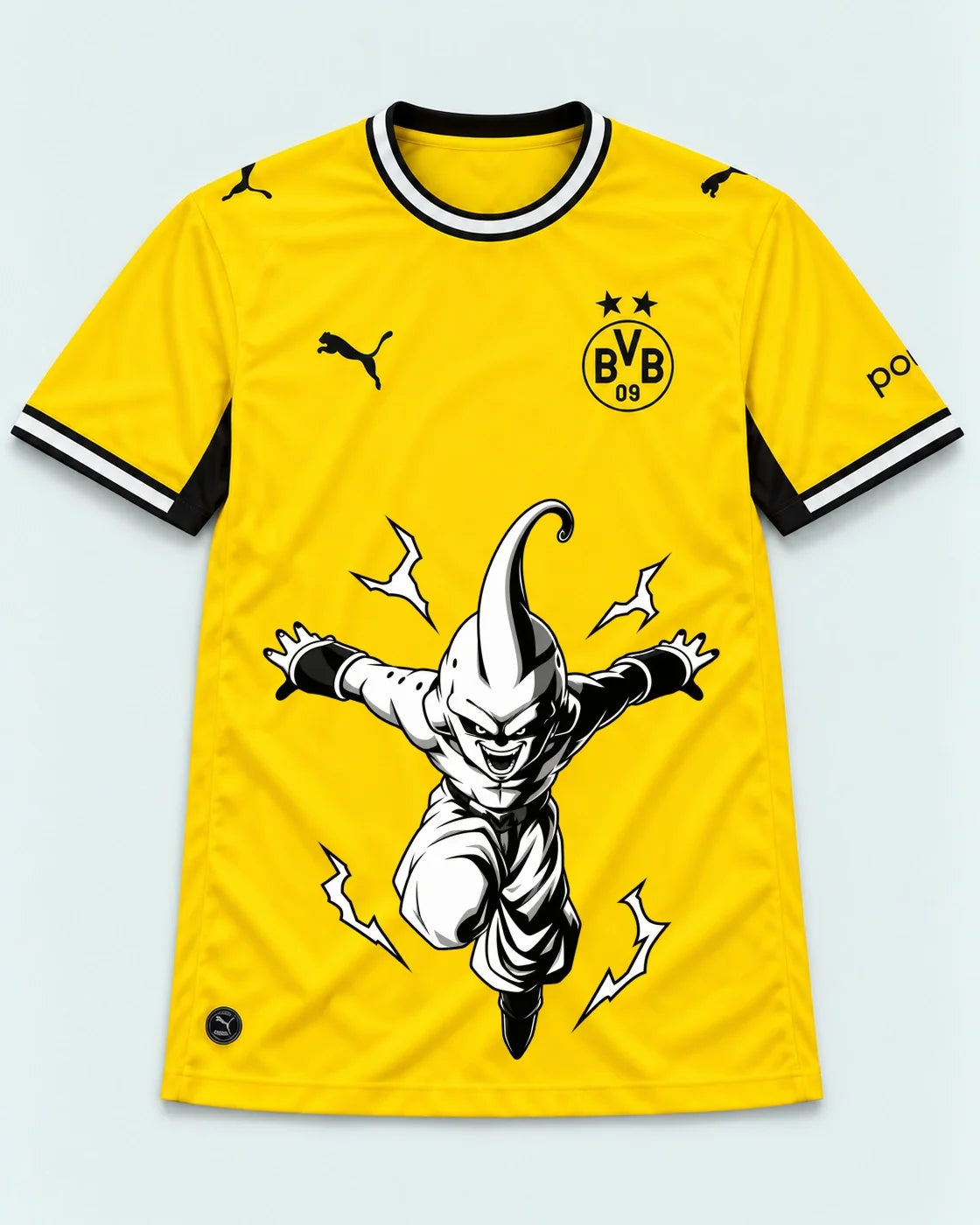 Borussia Dortmund Yellow Kid Buu Dragon Ball Jersey — Front