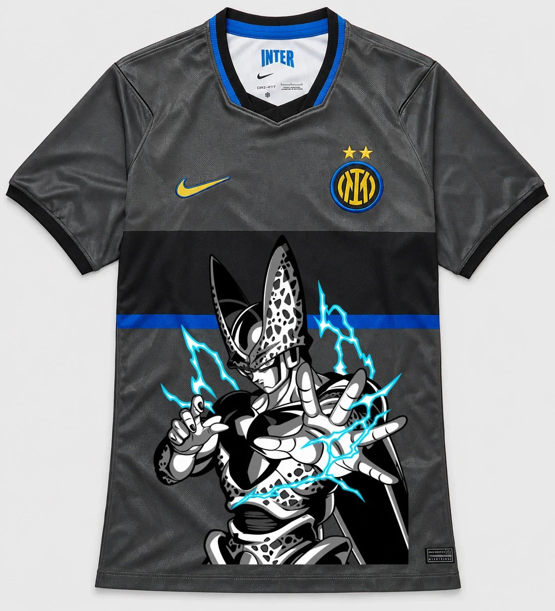 Inter Milan Gray Cell Dragon Ball Jersey — Front