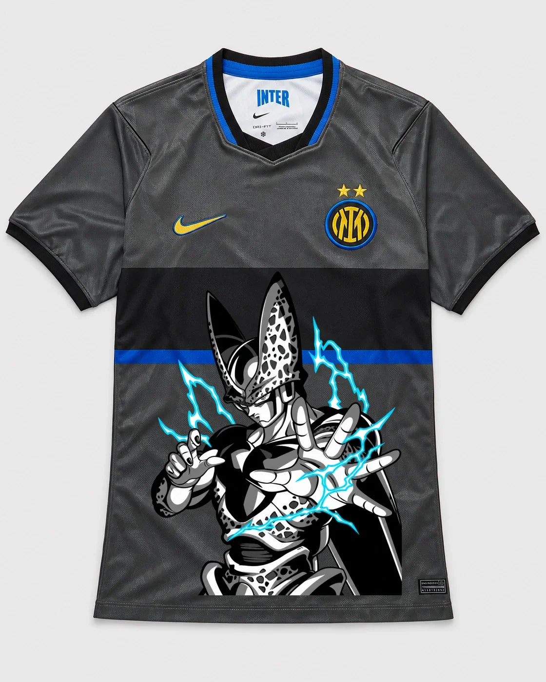 Inter Milan Gray Cell Dragon Ball Jersey — Front