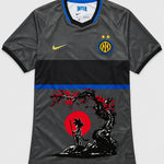 Inter Milan Gray Goku Sakura Dragon Ball Jersey — Front