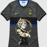 Inter Milan Gray Majin Vegeta Dragon Ball Jersey — Front