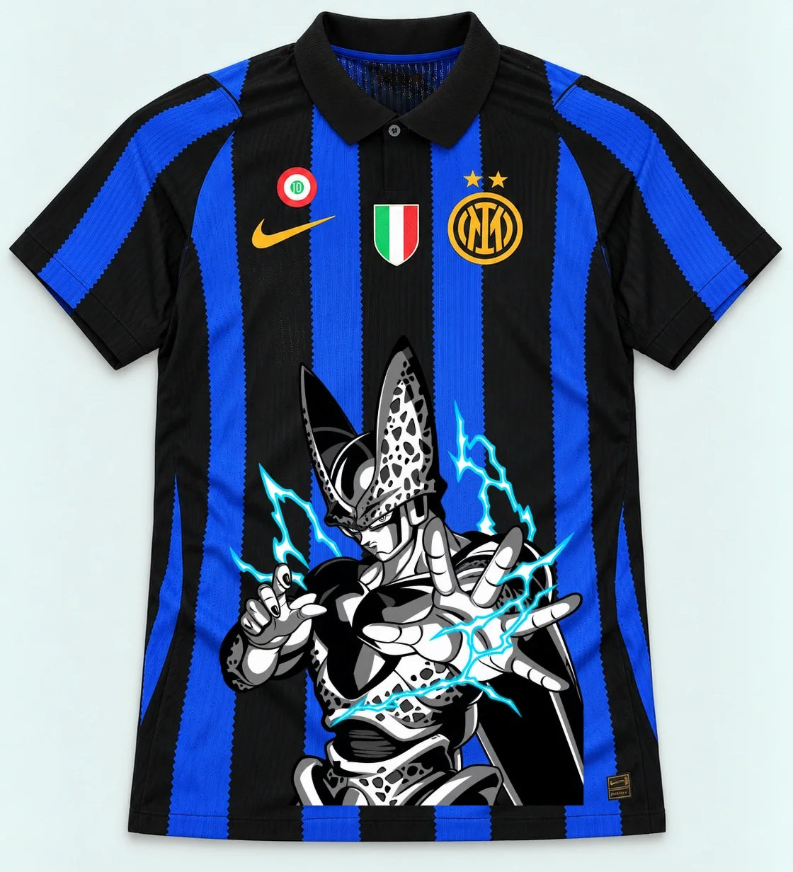 Inter Milan Striped Cell Dragon Ball Jersey — Front