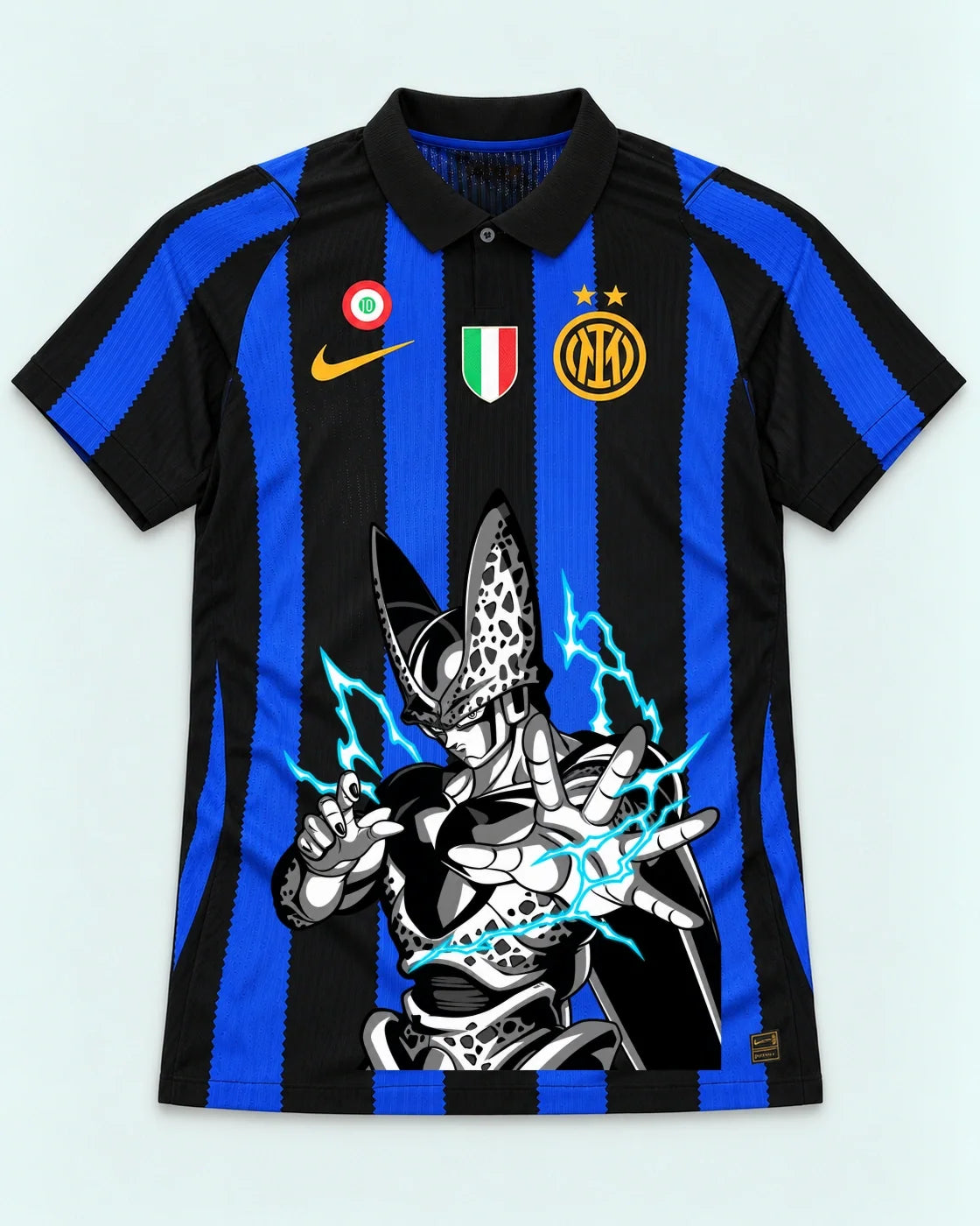 Inter Milan Striped Cell Dragon Ball Jersey — Front