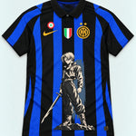 Inter Milan Striped Trunks Sword Dragon Ball Jersey — Front