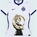 Inter Milan White Majin Vegeta Dragon Ball Jersey — Front