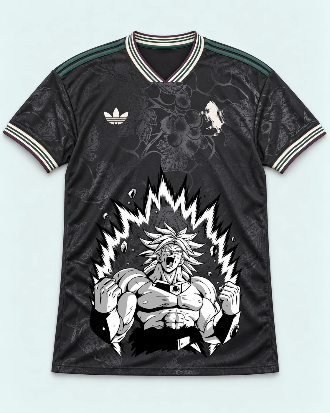 Juventus Dark Broly Dragon Ball Jersey — Front