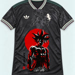 Juventus Dark Goku Rising Sun Dragon Ball Jersey — Front