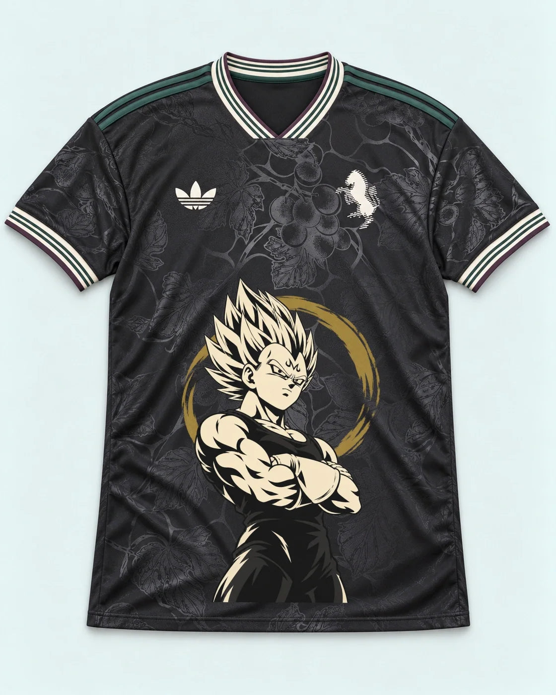 Juventus Dark Majin Vegeta Dragon Ball Jersey — Front