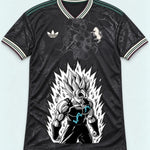 Juventus Dark Super Saiyan Aura Dragon Ball Jersey — Front