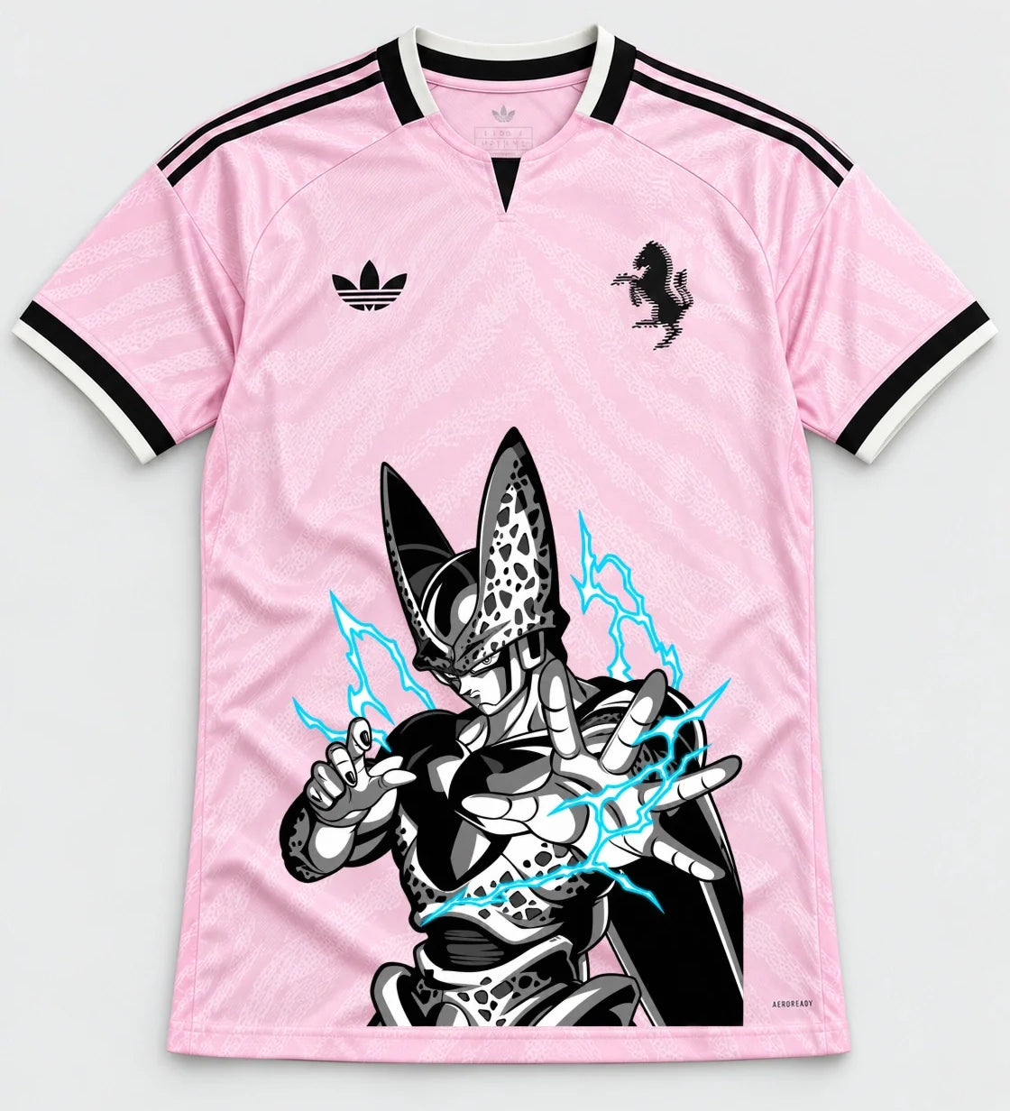 Juventus Pink Cell Dragon Ball Jersey — Front