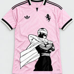 Juventus Pink Piccolo Cloak Dragon Ball Jersey — Front