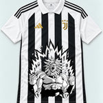 Juventus Striped Broly Dragon Ball Jersey — Front