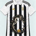 Juventus Striped Shenron Emblem Dragon Ball Jersey — Front