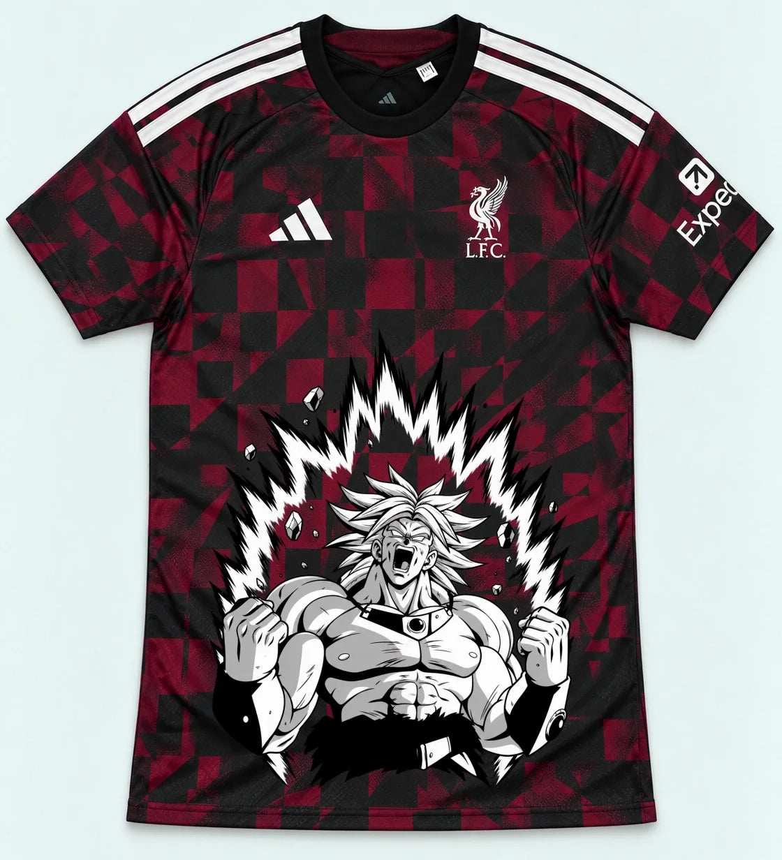 Liverpool Dark Broly Dragon Ball Jersey — Front