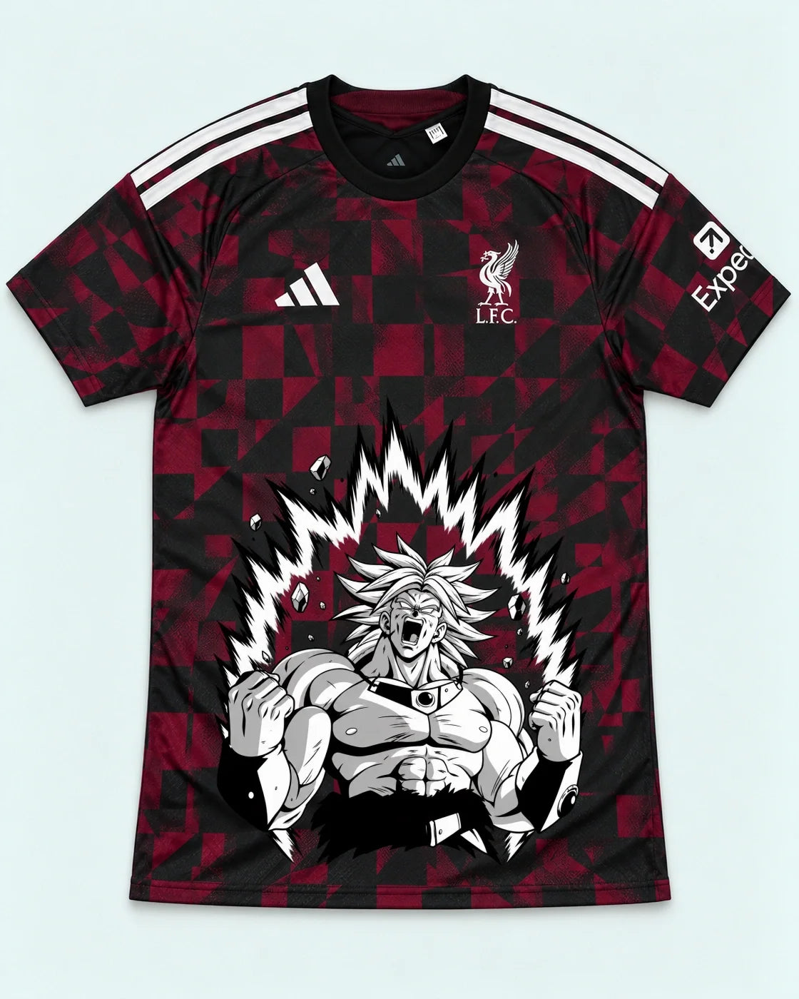 Liverpool Dark Broly Dragon Ball Jersey — Front