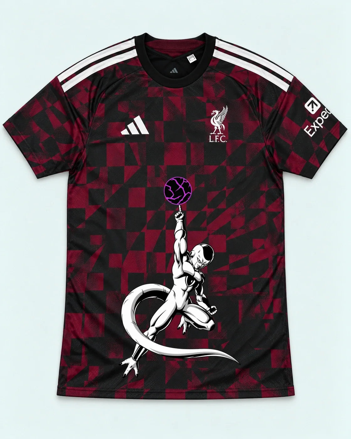 Liverpool Dark Frieza Death Ball Dragon Ball Jersey — Front