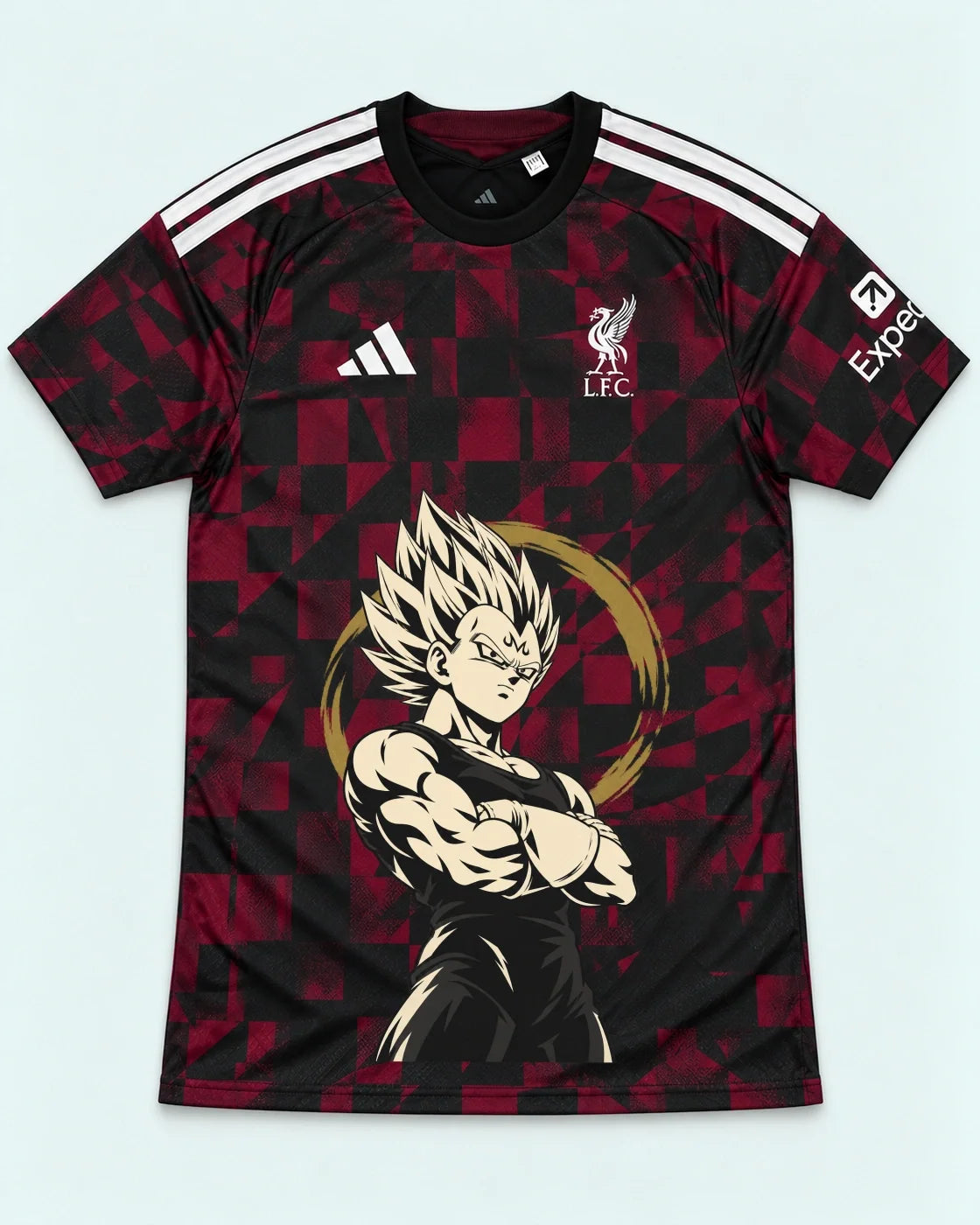 Liverpool Dark Majin Vegeta Dragon Ball Jersey — Front