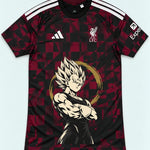 Liverpool Dark Majin Vegeta Dragon Ball Jersey — Front