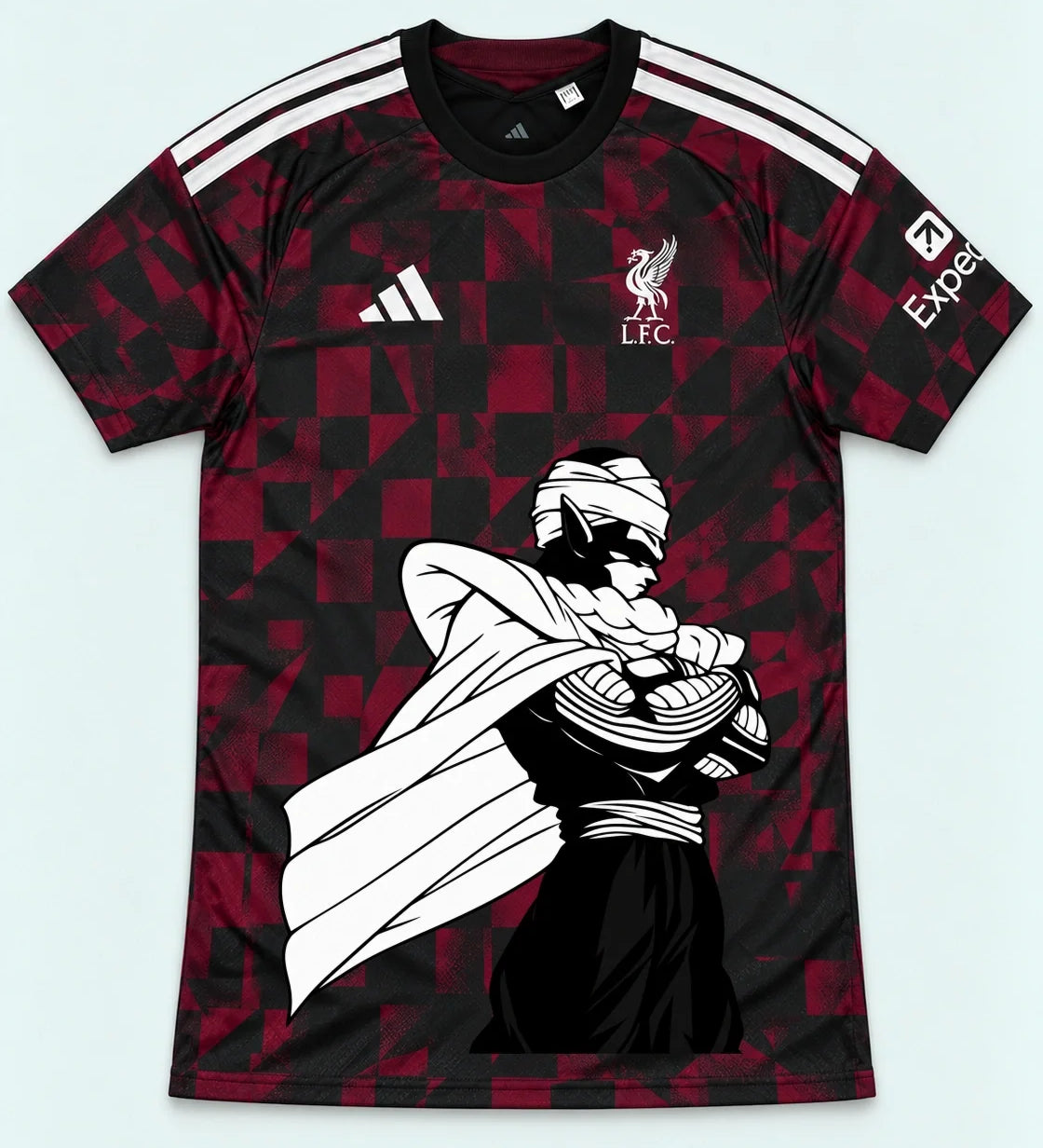 Liverpool Dark Piccolo Cloak Dragon Ball Jersey — Front