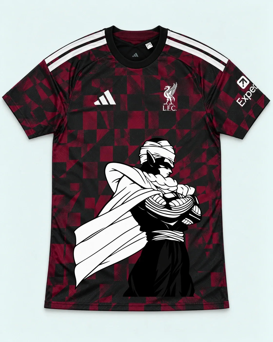 Liverpool Dark Piccolo Cloak Dragon Ball Jersey — Front
