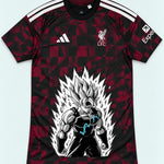 Liverpool Dark Super Saiyan Aura Dragon Ball Jersey — Front