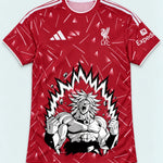 Liverpool Red Broly Dragon Ball Jersey — Front
