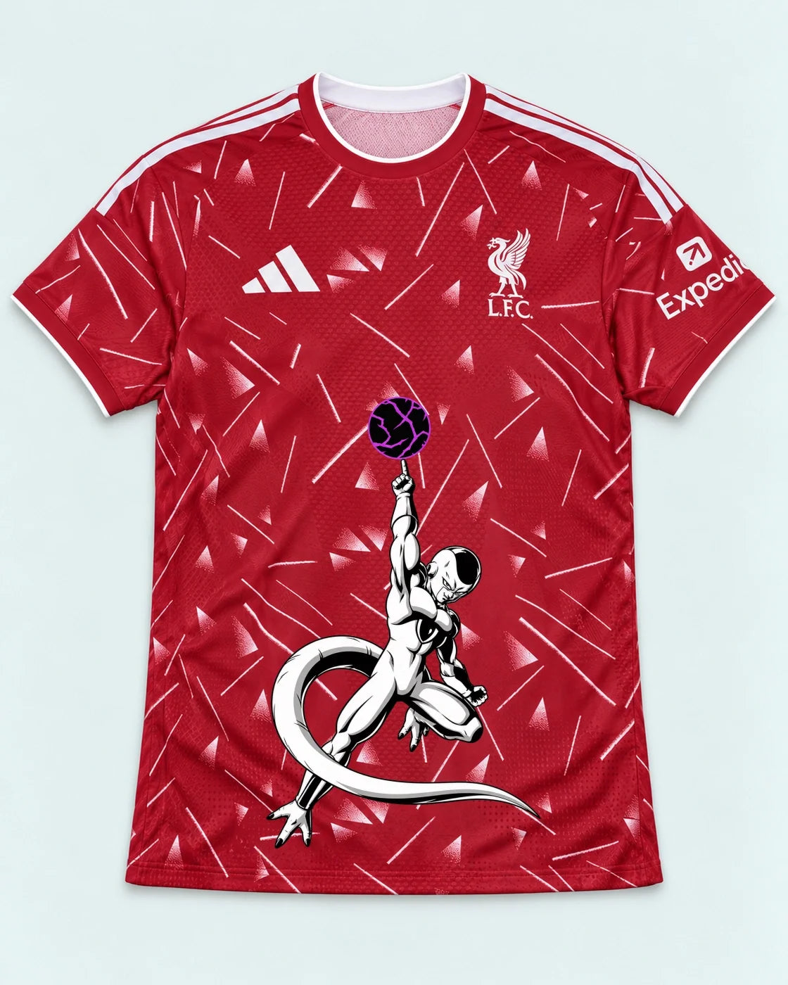 Liverpool Red Frieza Death Ball Dragon Ball Jersey — Front