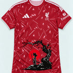 Liverpool Red Goku Sakura Dragon Ball Jersey — Front