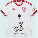Liverpool White Frieza Death Ball Dragon Ball Jersey — Front