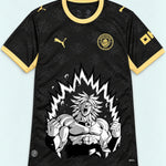 Manchester City Black Broly Dragon Ball Jersey — Front