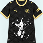 Manchester City Black Kid Buu Dragon Ball Jersey — Front