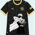 Manchester City Black Piccolo Cloak Dragon Ball Jersey — Front