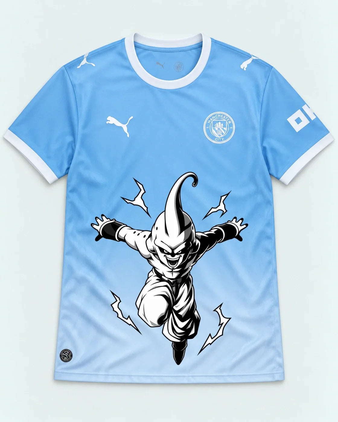 Manchester City Sky Kid Buu Dragon Ball Jersey — Front