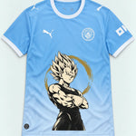 Manchester City Sky Majin Vegeta Dragon Ball Jersey — Front