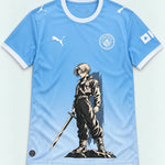 Manchester City Sky Trunks Sword Dragon Ball Jersey — Front