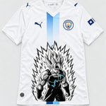 Manchester City Super Saiyan Aura Dragon Ball Jersey — Front