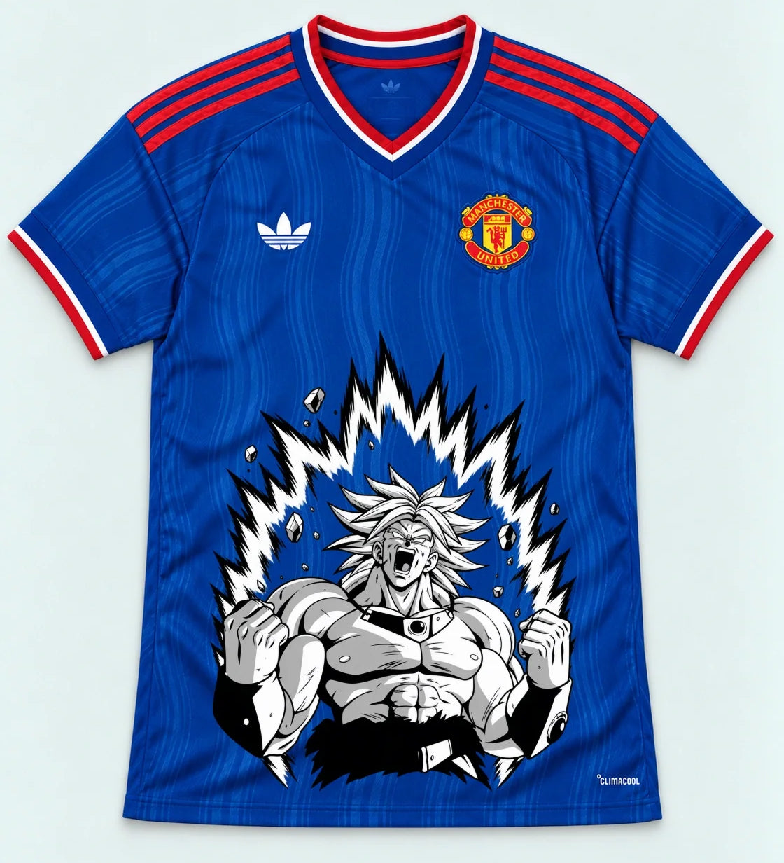 Manchester United Broly Dragon Ball Jersey — Front
