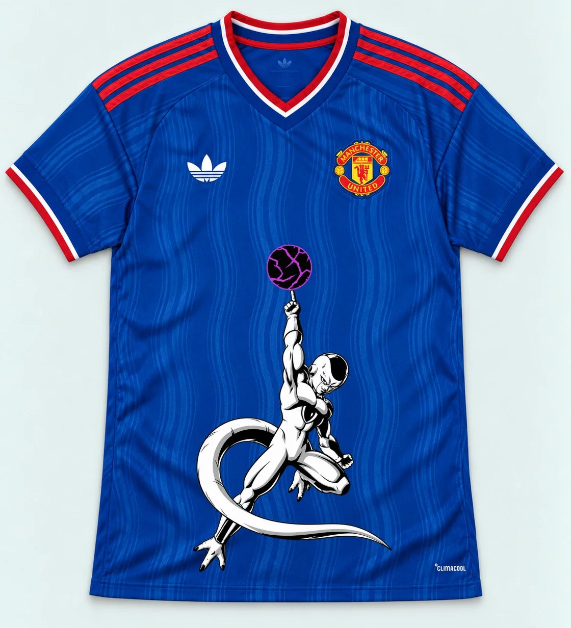 Manchester United Frieza Death Ball Dragon Ball Jersey — Front