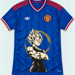 Manchester United Majin Vegeta Dragon Ball Jersey — Front