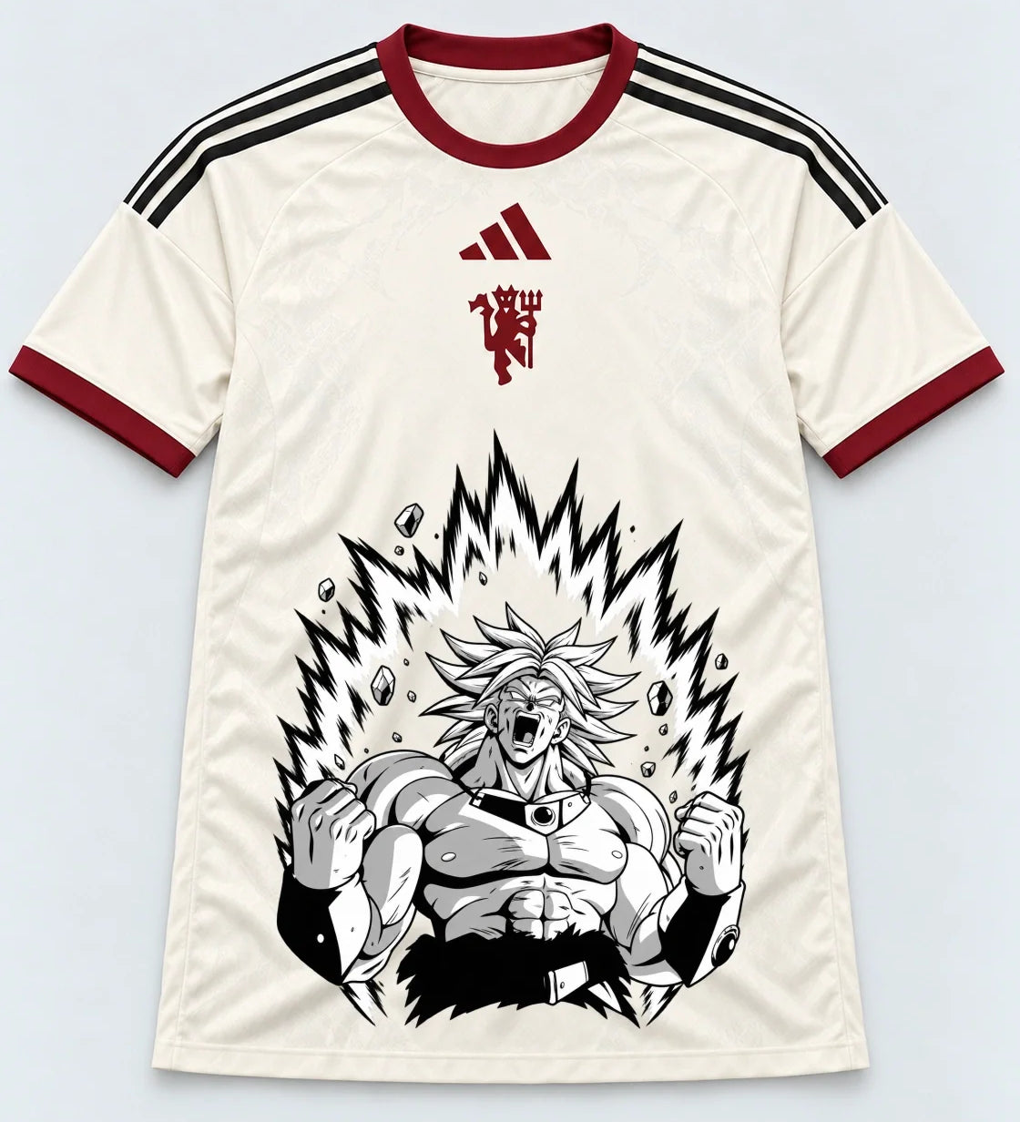 Manchester United Broly Dragon Ball Jersey — Front