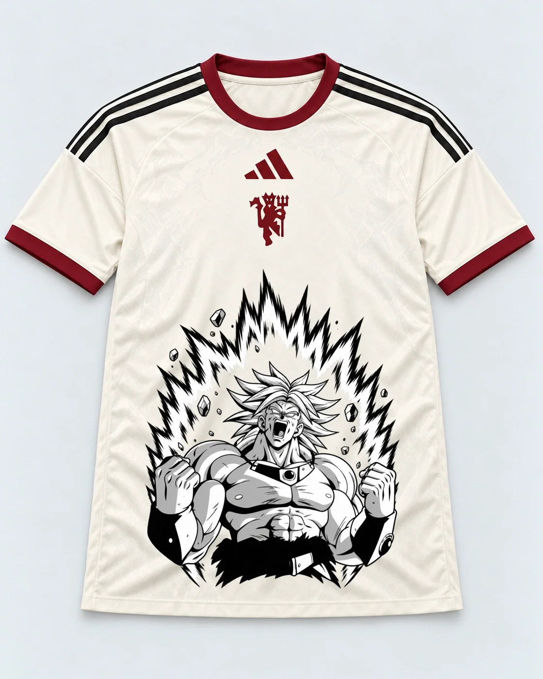 Manchester United Broly Dragon Ball Jersey — Front