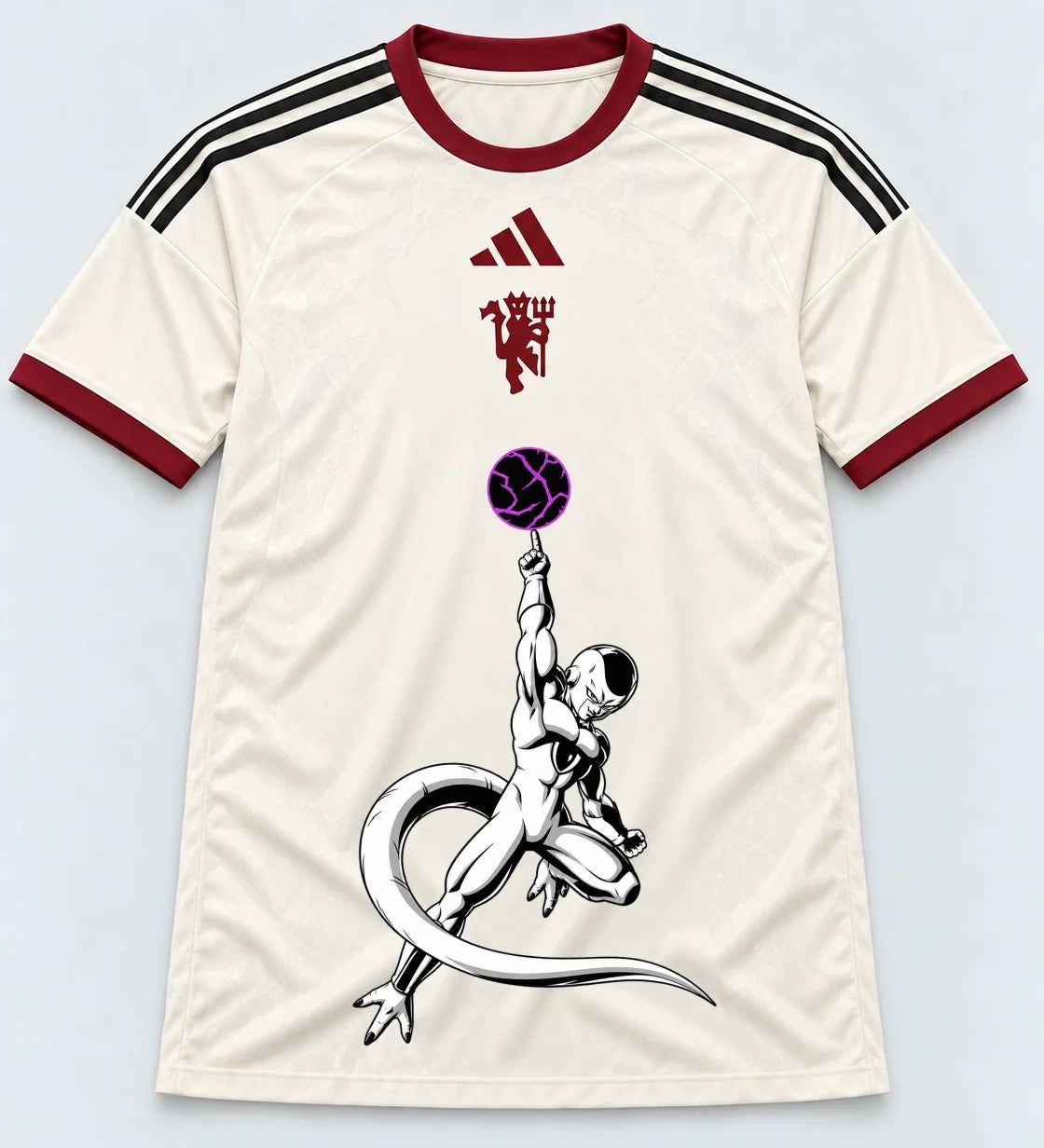 Manchester United Frieza Death Ball Dragon Ball Jersey — Front